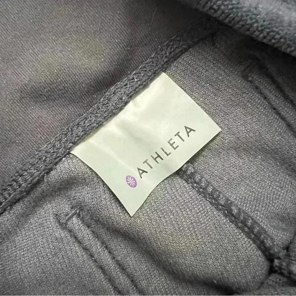 Athleta Cord Velour High Waisted Blue Metro Tight Leggings Size S Small 457434 - Picture 13 of 16